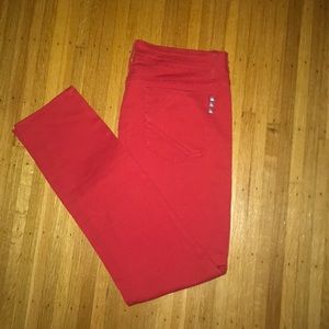 Kardashian collection red jeans